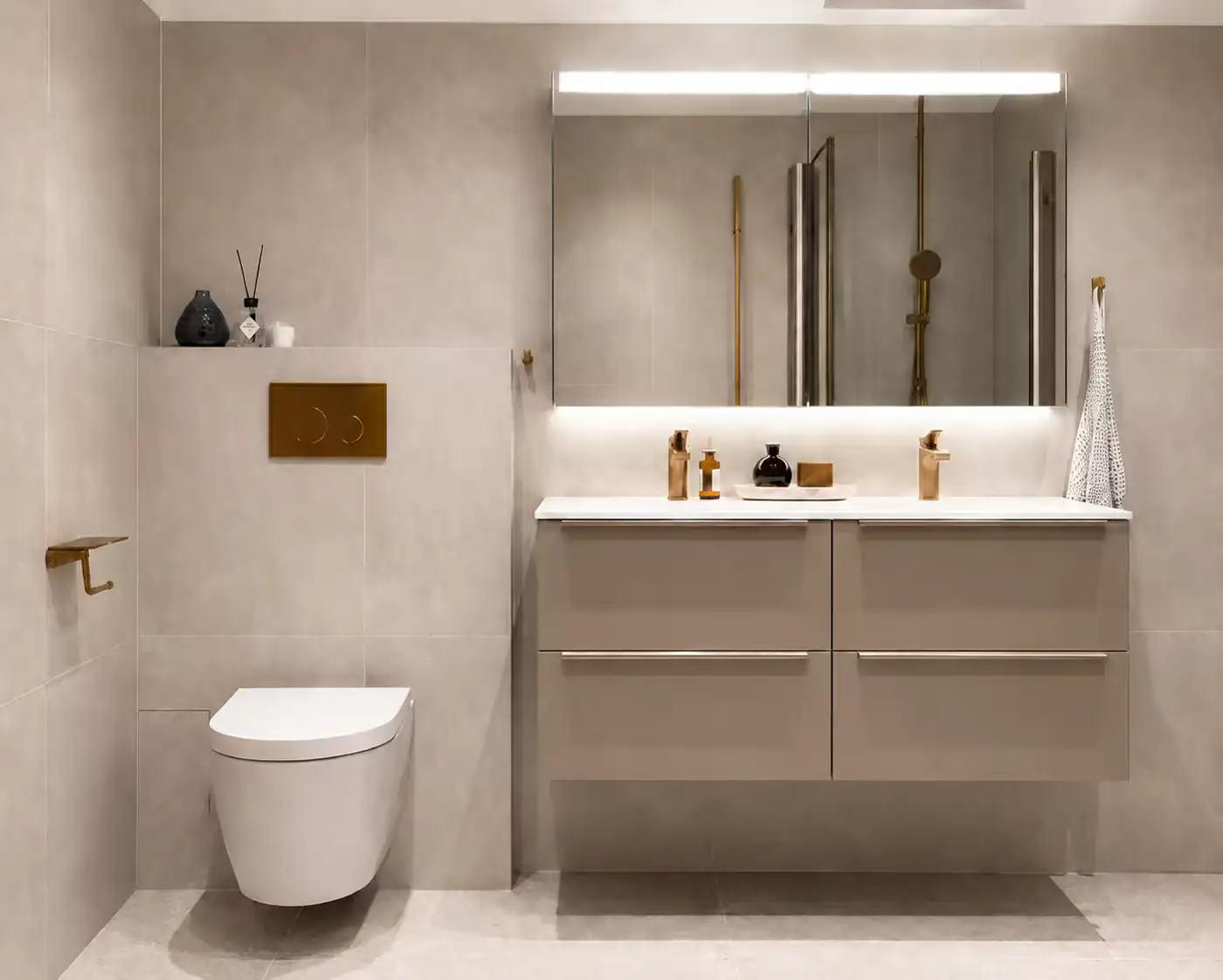 Allén, färdig badrumsrenovering